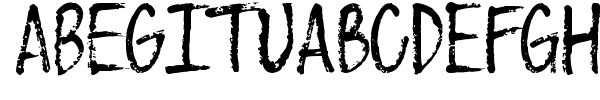When You're Gone font preview